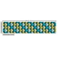thumbnail image 3 of Ambesonne Abstract Fabric by the Yard Upholstery, Dots Composition Circles, 3 Yards, Dark Teal Multicolor, 3 of 5