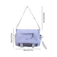 thumbnail image 2 of Qholemyo Student Large-Capacity Messenger Bag Simple Versatile Shoulder Bag for Classes, 2 of 4