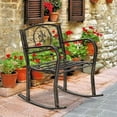 thumbnail image 2 of Flat Tube Single Rocking Chair Bronze Color, 2 of 7