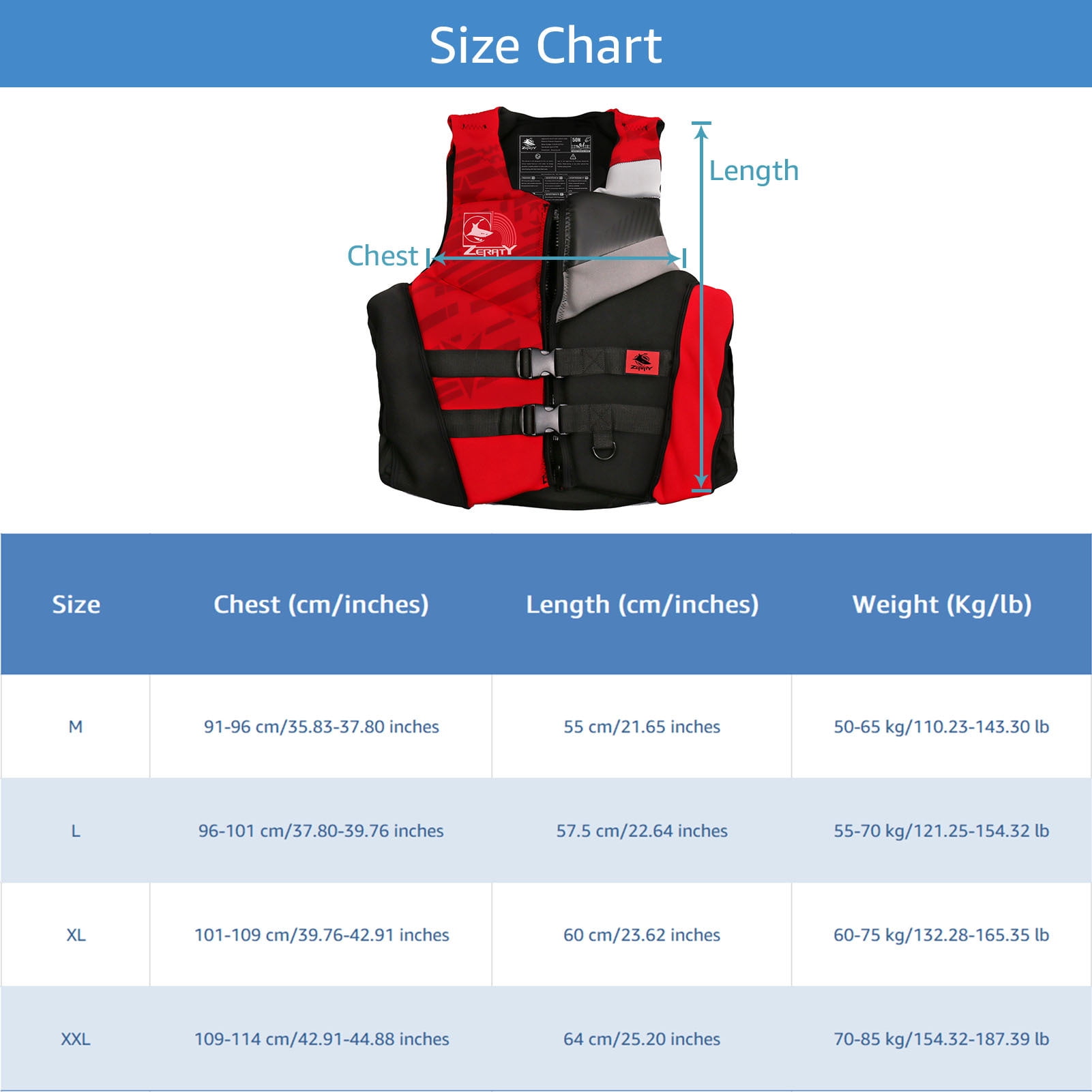 Zeraty Adults Life Jacket Floating Swim Vest Buoyancy Aid Swimwear with  Adjustable Quick Release Buckle for Swimming Surfing Boating Cruise Water  Sports,Blue - Walmart.com