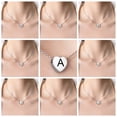 thumbnail image 4 of PVCS Collier Mode Femme 26 Lettres Pendentif Cœur d'Amour, 4 of 5