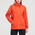thumbnail image 2 of Women Rain Jacket,Windproof Coat With Zipper Work For Autumn And Winter Long Sleeved Work Jacket With Embroidery, 2 of 3
