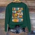 thumbnail image 2 of WEAIXIMIUNG Chandails en Molleton Personnalisés Design pour Femmes Pull à Capuche Imprimé Lettre Col Rond pour Automne & Hiver, 2 of 3