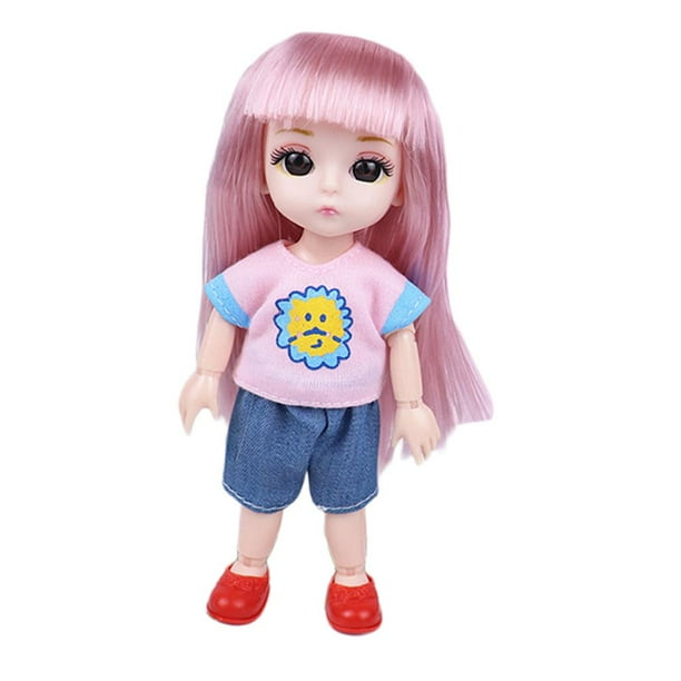 Muñeca Zulema 14 articulaciones 1/12 Baby Doll 3D Ojos moda Juguete Niñas regalo DIY GRAMO