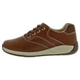 thumbnail image 4 of Drew Tour Women Oxford Walking Shoes In Camel Leather, 4 of 7