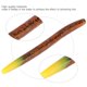 thumbnail image 4 of Lot de 3 leurres artificiels en silicone souple en forme de ver de terre, accessoire de pêche, 4#, 4 of 4