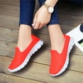 thumbnail image 5 of YOURDIARY Women's Slip On Loafers Comfort Low Vamp Casual Walking Shoes, Breathable Lightweight Wide Width Memory Foam Sole Sneakers, 5 of 7