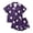 Z164-Purple, variant on Family Halloween Pajamas Silk Loose Fit Festive Design Ghost Bat Pattern Halloween Pj Silk Pjs Graphic Button Down Satin Pajama Set