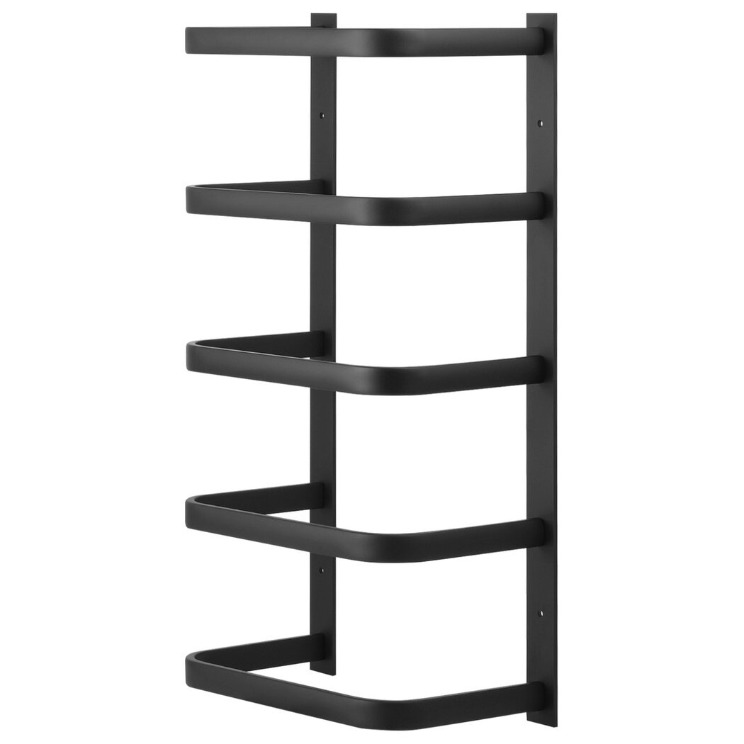 Sorbus 5-Tier Wall Mounted Metal Towel Rack With Shelf & Reviews