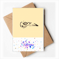 thumbnail image 1 of Bird l Animal Dead Art Deco Fashion Welcome Back Greeting Cards Envelopes Blank, 1 of 3