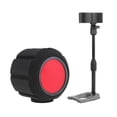 thumbnail image 1 of Yinanstore Microphone Windscreen Recording Booth for 45mm-60mm Mic Vocal Isolation Booth Portable Vocal Booth for Recording Performance Set A, 1 of 8