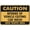 Warning Sign 4, variant on Caution Beware Of Vehicle Exiting Car Wash Sign 8"x12" Metal Aluminum Signs, Weather Resistant, Weatherproof, Indoor Or Outdoor