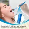 thumbnail image 5 of 100PCs Disposable Dental Mouth Mirrors by VASTMED Oral Dental Mirror Plastic Dental Instrument Anti Fog Mouth Glass Mirror for Teeth with Handles Plastic Tooth Mirror (100PCs, Blue), 5 of 8