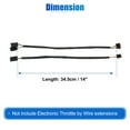 thumbnail image 7 of Unique Bargains 14 Inch Handlebar CAN Bus Circuit Wire Extension Harness for Harley Davidson Softail Dyna Electra Glide, 7 of 7