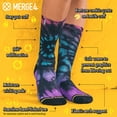 thumbnail image 5 of MERGE4 Meerkat Medium Crew Socks for Men and Women Grey Graffiti Animal Comfortable Padded Soles Moisture Wicking Soles, 5 of 5
