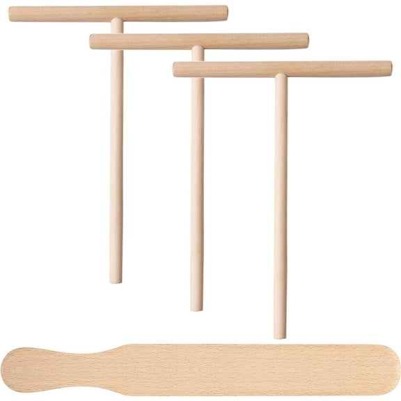 Raindrops Accessories Ladle Pancake Rake Delicately Lift Crepe Crepe Spreader Stick 30x4cm
