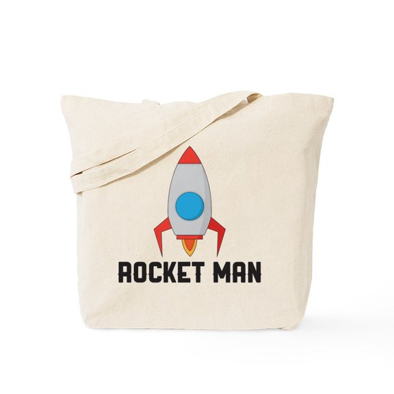 CafePress - Rocket Man Tote Bag - Unisex Canvas Tote Bag, Beige, 1-Piece