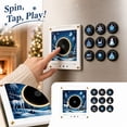 thumbnail image 2 of Magnetic Fridge Record Player, Rotating Night Light NFC Music Box Acrylic Wall Light with Winter Scene Disk Decor, 2 of 8