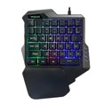 thumbnail image 1 of Teclado Para Juegos Teclado Para Juegos Con Una Sola Mano Teclado Pequeño Para Juegos Rgb Siente Un Reposamanos 35 Teclas Retroiluminación Colorida Para Juegos Lol/Pubg/Fortnite/Wow/Dota/Ow Inevent EL012796-00, 1 of 6
