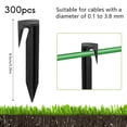 thumbnail image 2 of Estacas Ecológicas para Cortacésped de Jardín, para Colocar Cables Delimitadores, Instalación Rápida, 300 Unidades, 2 of 5