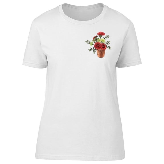 Flowers In A Ceramic Pot Tee Women's -Image by Shutterstock