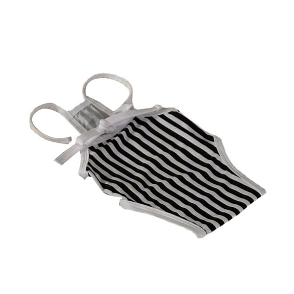 Fashion Puppy Swimsuit OnePiece Swimming Wear Skirt Dogs Summer Stripe Clothes
