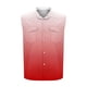 thumbnail image 4 of Camiseta sin mangas con cuello vuelto para hombre, estilo informal, a la moda, con estampado degradado, cuello vuelto, sin mangas, bolsillos, deportiva, de poliéster, 4 of 5