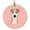 Multi-Color, variant on Checkerboard Pink Wire Haired Fox Terrier Ceramic Ornament