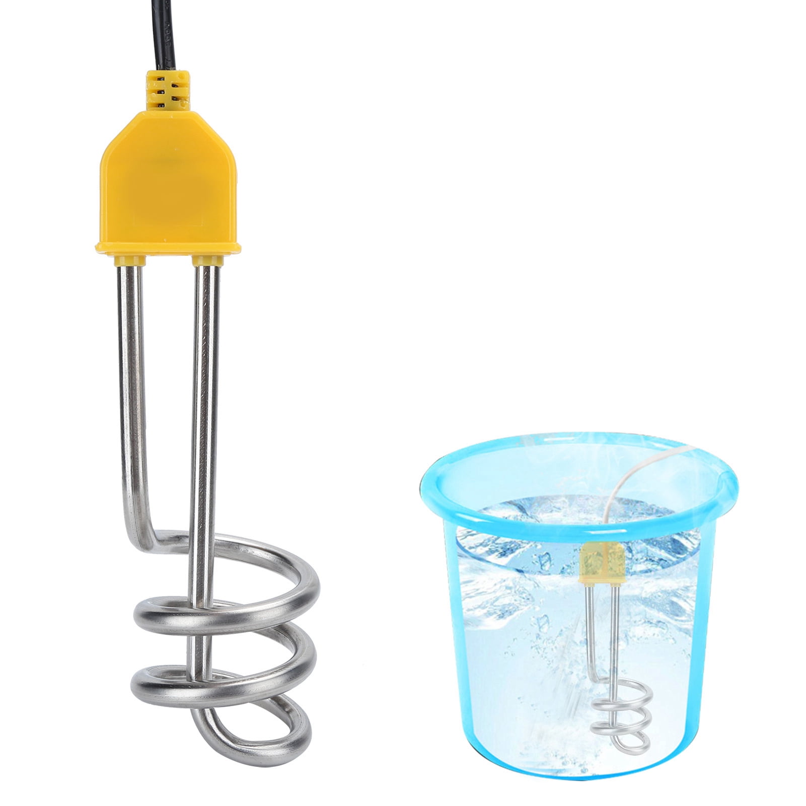 Tebru Electric 250 Volts 1500 Watts Immersion Water Heater for Bathtub
