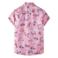 thumbnail image 2 of TAIAOJING Summer Men's Shirts Mens Hawaiian Beach Short Sleeve Pocket Button Down Blouse Shirt, 2 of 5
