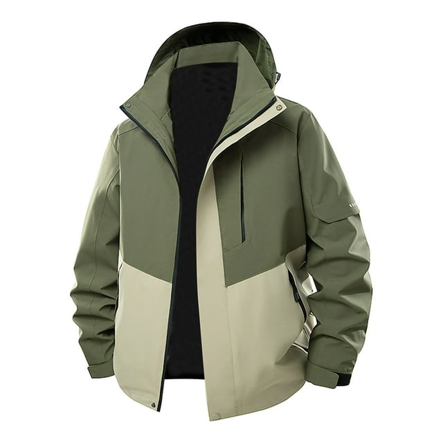 Sweat à Capuche à Manches Longues pour Hommes, Couleur Unie, Sport, Course en Plein Air, Poche Zippée