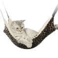 thumbnail image 4 of Warm High Quality Double-sided Breathable For Pet Cage Winter Hamster Kitten Available Cat Hammock Pets Swing Cat Bed Mat Pet Sleeping Bed L ZEBRA PATTERN, 4 of 8