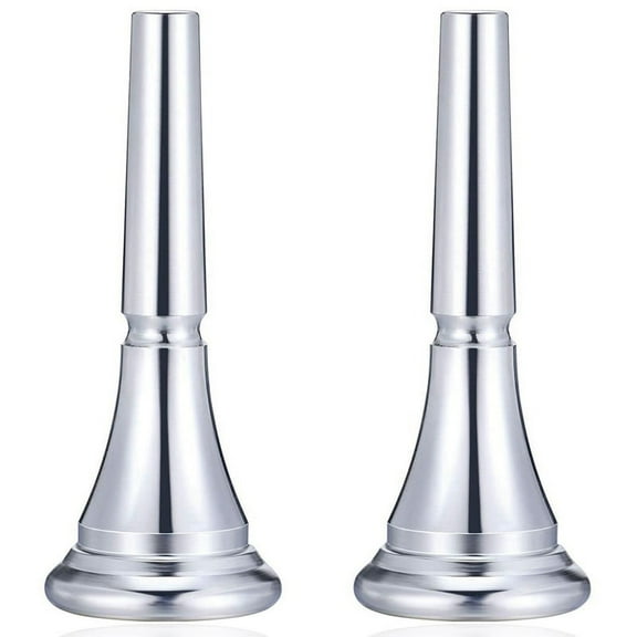 French Horn Mouthpiece Kit Includes 2 Pcs French Horn Mouth Piece for Adults Children and Beginners Musical Instrument-B