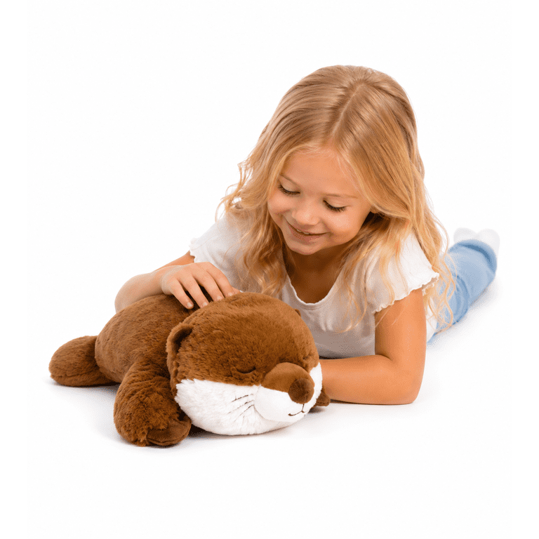 Moonmeadow 14" Weighted Otter Plush, Therapeutic Comfort photo 6