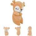 thumbnail image 1 of Sika Deer Plush Toy, Cute Stuffed Doll, Plush Animal Hugging Pillow Cushion for Kid, Party Christmas Gift Car Home Decoration(24cm/9.58"), 1 of 5
