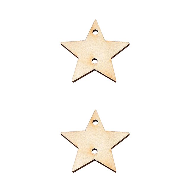 Paquete de 100 Rebanadas de Adornos Colgantes Corazón Monstrate 30mm