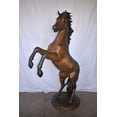 thumbnail image 6 of Nifao Giant and Incredibly Detailed Rearing Horse Bronze Statue – Garden Outdoor Decor Sculpture, 49"L x 27"W x 73"H, 6 of 11