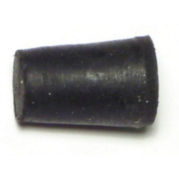 5/16" x 1/2" x 13/16" #000 Black Rubber Stoppers (40 pcs.)