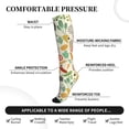 thumbnail image 3 of Lsque Farm Pattern Sport Compression Socks for Men & Women 15-20 mmHg Knee High Nurse Pregnant Running Medical and Travel Athletic, 3 of 6