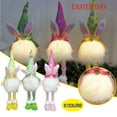 thumbnail image 1 of Xihbxyly Conejito de Pascua, Adorable Diseño de Dibujos Animados Sin Rostro, Cálido Ambiente Festivo, Decoración para Fiestas, Celebración de Pascua, Ideal para Exhibir En La Mesa, 1 Pieza, Tamaño 30, 1 of 2