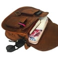 thumbnail image 2 of Madosh Genuine Leather Women's Crossbody Bags Brown Shoulder Handbag Purse, 2 of 6