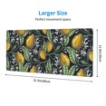 thumbnail image 2 of Rocae Citrus Fruits Elegant Lemons for Gaming Mouse Pad, Mouse Pad Large, Office Computer Keyboard Mousepad, Keyboard and Mouse Pad with Stitched Edges,31.5 x 11.8 in, 2 of 5