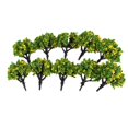 thumbnail image 4 of 10pc 1:200 Scale Trains DIY Scenery Landscape Model Trees Building Accessory Yellow Green, 4 of 8