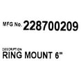 thumbnail image 5 of Dometic Boat Blower Mount Ring 228700209 | Carver 6 Inch Black Plastic, 5 of 5