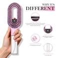 thumbnail image 2 of 2-in-1 Detangler Hair Brush, With Built-In Mister Spray, Wet & Dry Detangling Brush for Curly, Wavy & Straight Hair | No-Tangle Anti-Frizz Hair Care Brush,Water Reservoir 50ml. (Pink), 2 of 4