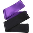 thumbnail image 2 of 2 Pack Sleeping Mask Satin Eye Mask (Black and Purple) Blindfold, 150 cm, 2 of 7