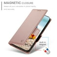 thumbnail image 4 of Compatible with Google Pixel 9 / 9 Pro Wallet Case, Classic PU Leather Flip Folio Case with Card Holders Kickstand [Shockproof TPU Inner Shell] Phone Cover for Google Pixel 9 / 9 Pro, Rosegold, 4 of 7