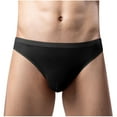 thumbnail image 2 of ibuvkizy Mens Underwear,Men's Fashion Briefs,Men Casual Fashion Solid Low Waist Sexy Underwear Breathable Briefs,Briefs Gifts,Mens Boxer Briefs, 2 of 4
