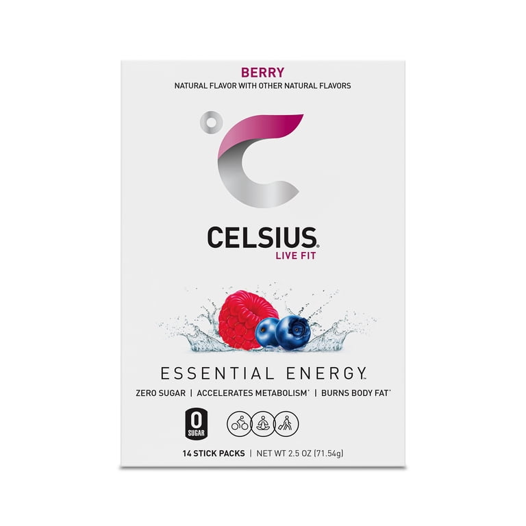 CELSIUS On The Go Energy Drink Mix, Berry, 14 Pack photo 5