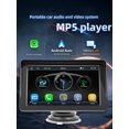 thumbnail image 2 of Radio Coche 7 Pulgadas HD 1024P Inalámbrico Carplay Android Auto Radio FM Entrada Marcha Atrás, 2 of 9